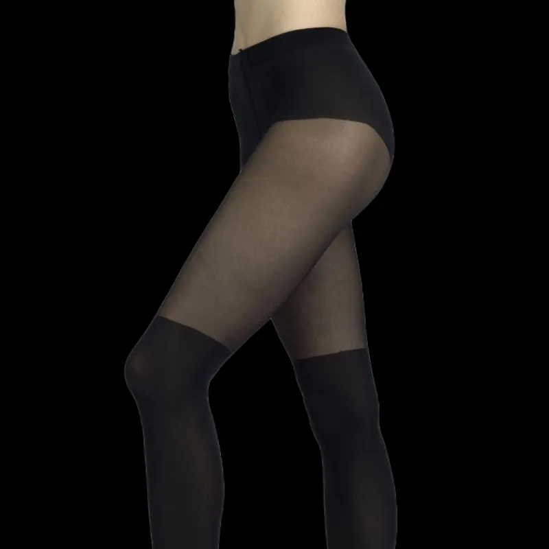 collants_fantaisie_feinte_1.webp Femme Doré Doré Collants^Collants fantaisie feinte parisienne -