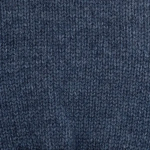 Doré Doré Gants^Gants sans doigt (mitaine) en laine et cachemire - Bleu corsaire