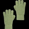 Doré Doré Gants^Gants unisexe en laine et cachemire - Vert tremble