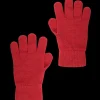 Doré Doré Gants^Gants unisexe en laine et cachemire - Rouge Ponceau