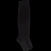Femme Doré Doré Chaussettes Hautes^Maxi-chaussettes femme en coton doux -