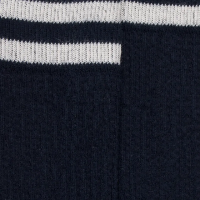mibas_coton_enfant_fantai_1-3.webp Enfant Doré Doré Chaussettes Hautes^Mi-bas coton enfant fantaisie à bandes - Bleu foncé