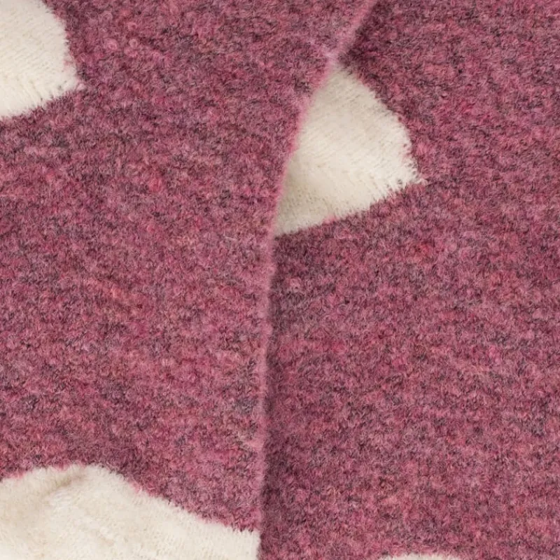 mibas_enfants_en_laine_po_1.webp Enfant Doré Doré Chaussettes Hautes^Mi-bas enfants en laine polaire - et écru