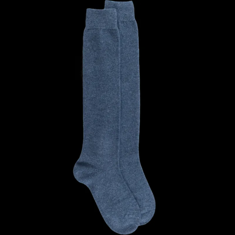 mibas_femme_douceur_en_la_0-2.webp Femme Doré Doré Chaussettes Hautes^Mi-bas femme Douceur en laine et cachemire - Bleu corsaire