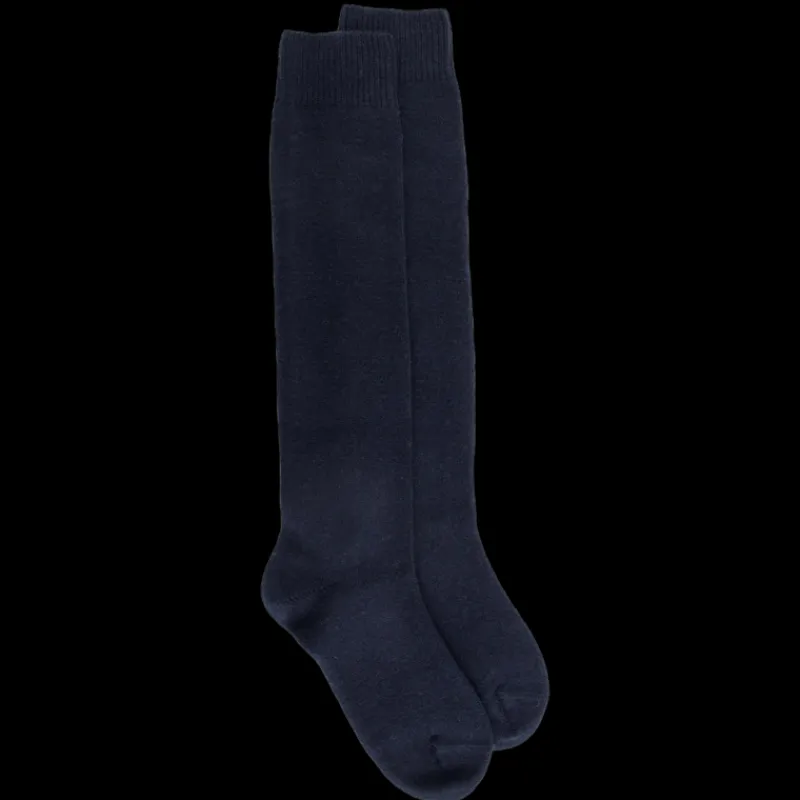 mibas_femme_douceur_en_la_0-4.webp Femme Doré Doré Chaussettes Hautes^Mi-bas femme Douceur en laine et cachemire - Bleu marine