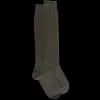 Femme Doré Doré Chaussettes Hautes^Mi-bas femme Douceur en laine et cachemire -