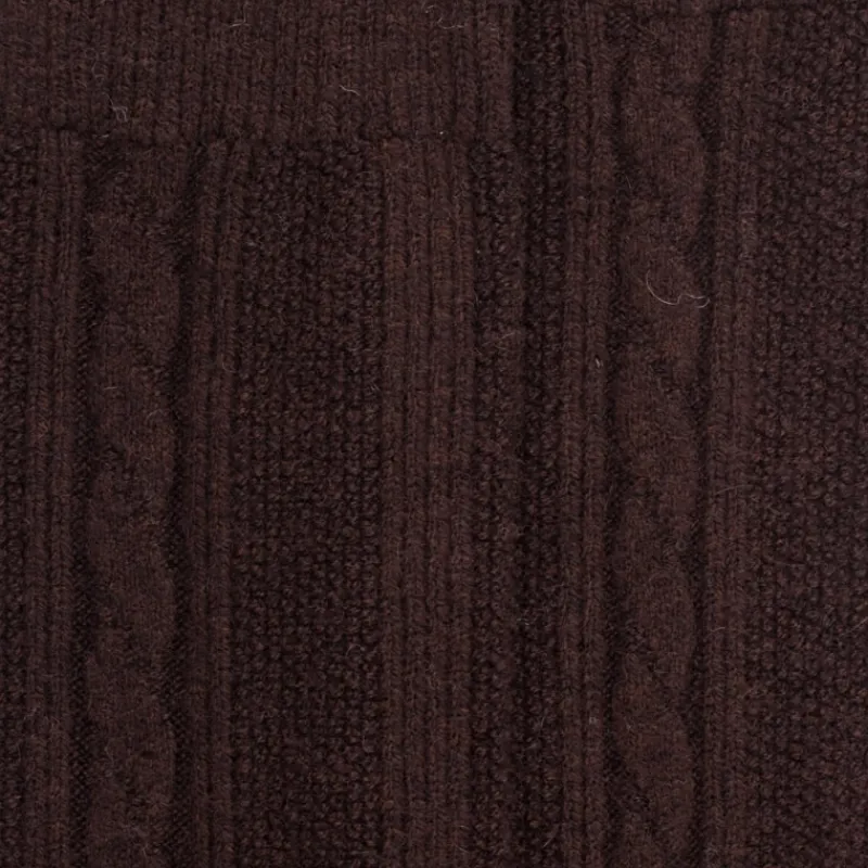 mibas_femme_en_laine_et_c_1-2.webp Femme Doré Doré Chaussettes Hautes^Mi-bas femme en laine et cachemire à motif torsadés - Marron Chocolat