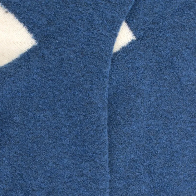 mibas_femme_en_laine_pola_1.webp Femme Doré Doré Chaussettes Hautes^Mi-bas femme en laine polaire - Bleu saphir & écru