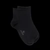 Femme Doré Doré Socquettes^Socquettes avec bord roulé en coton égyptien -