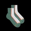 Femme Doré Doré Socquettes^Socquettes en coton éponge à motifs colorés pour femmes - Vert basilic