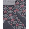 Femme Doré Doré Socquettes^Socquettes en viscose à motifs de fleurs pour femmes - Gris Métal