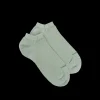 Femme Doré Doré Socquettes^Socquettes femme en coton avec effet brillant - Vert Sauge