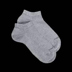 Femme Doré Doré Socquettes^Socquettes femme en coton doux et effet brillant lurex - Gris et argent