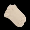 Femme Doré Doré Socquettes^Socquettes femme en coton doux et effet brillant lurex -