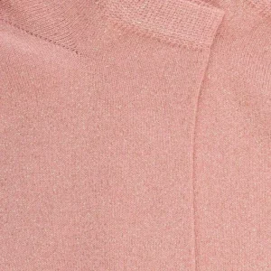 Femme Doré Doré Socquettes^Socquettes femme en coton avec effet brillant - Praline