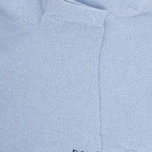 Femme Doré Doré Socquettes^Socquettes femme en coton avec effet brillant - Bleu Vague