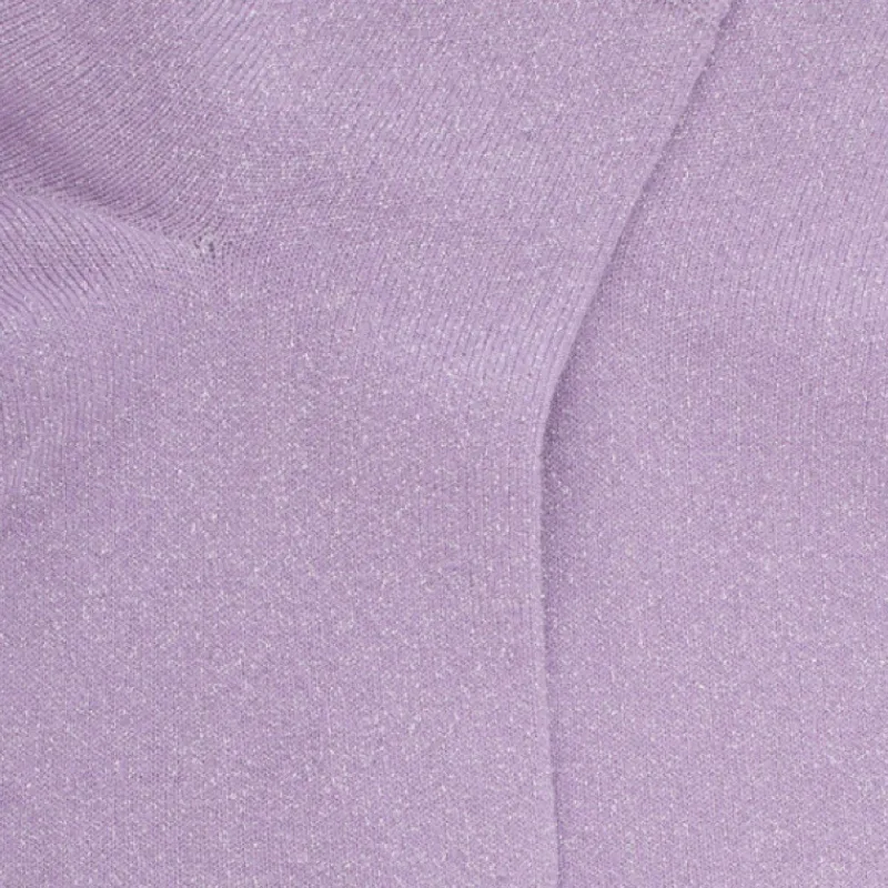 socquettes_femme_en_coton_1-22.webp Femme Doré Doré Socquettes^Socquettes femme en coton avec effet brillant - Violet Crocus