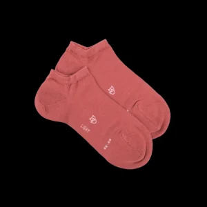 Femme Doré Doré Socquettes^Socquettes femme en fil d'Écosse - Rose Jouy