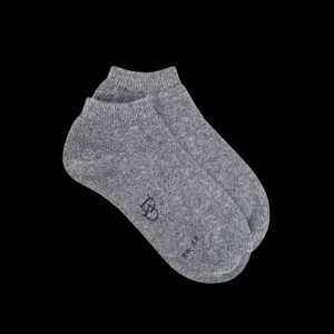 Femme Doré Doré Socquettes^Socquettes femme en laine mérinos et cachemire - Gris