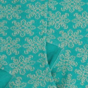 Femme Doré Doré Socquettes^Socquettes pour femmes en fil d'Ecosse à motifs de mandalas avec effet scintillant. -