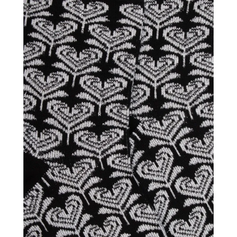 socquettes_pour_femmes_en_1-3.webp Femme Doré Doré Socquettes^Socquettes pour femmes en fil d'Ecosse avec motifs de fleurs en forme de cœur avec effet scintillant. -