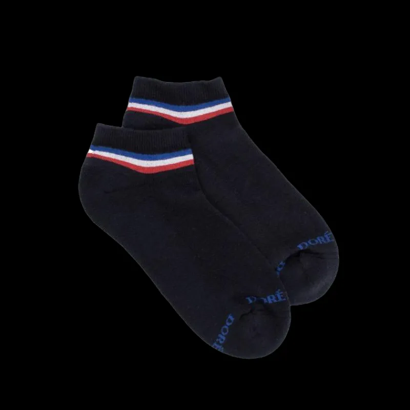 socquettes_sportifs_en_co_0-2.webp Femme Doré Doré Socquettes^Socquettes sportifs en coton éponge pour femmes - Bleu marine foncé