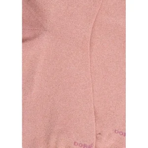 Femme Doré Doré Socquettes^Soquettes femme en coton avec effet brillant - Rose Praline